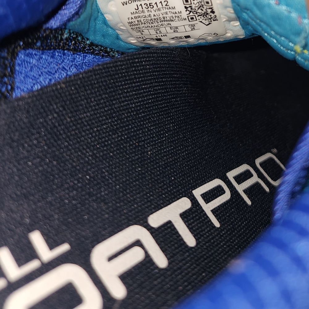 Merrell Women's Agility Peak 4 Sneakers in Blue and Pink - Picture 5 of 7